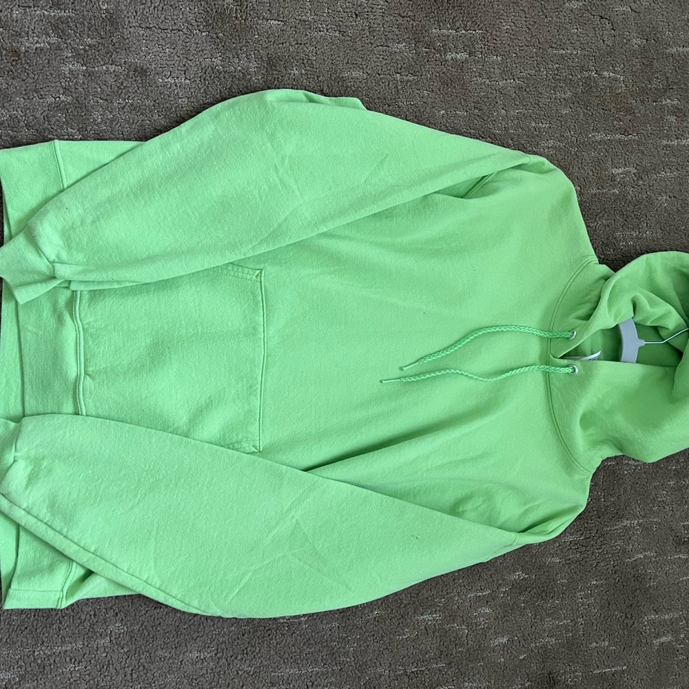 Hanes Neon Green hoodie